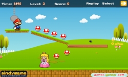 Flash spel - Mario Dash to Princess