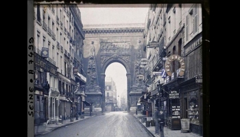 Photo autochrome - Paris au début du XXème siècle en couleurs